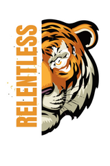 The Relentless King – Lion Graphic Power Tee