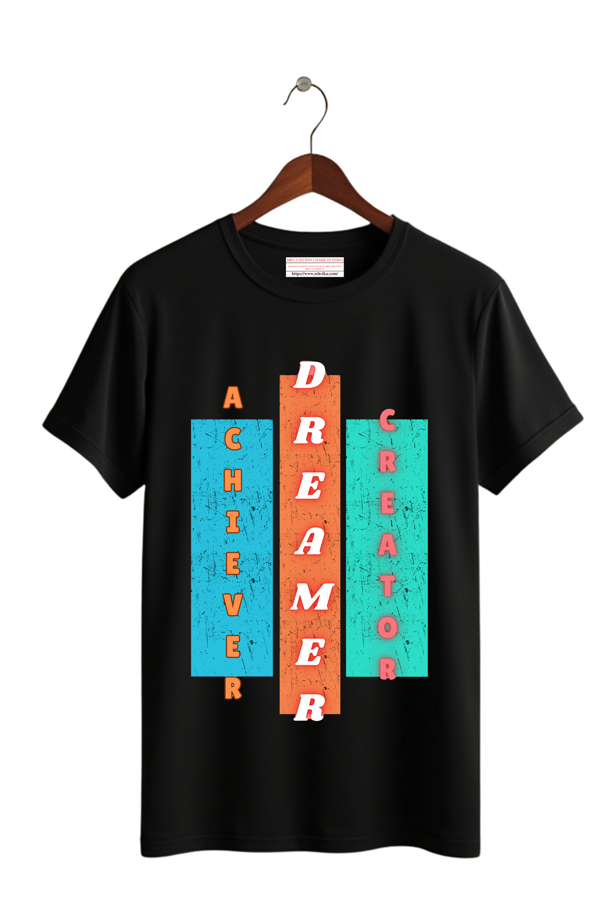 Achiever Dreamer Creator T-Shirt – Motivational Cotton Tee for Men