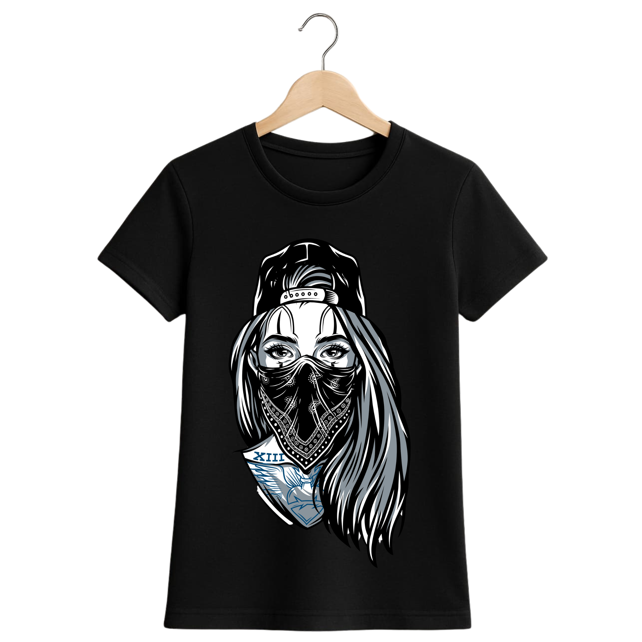Simply Chic – Women's Minimalist Girl Tee Black SimplyChic_Women_sMinimalistGirlTee_5