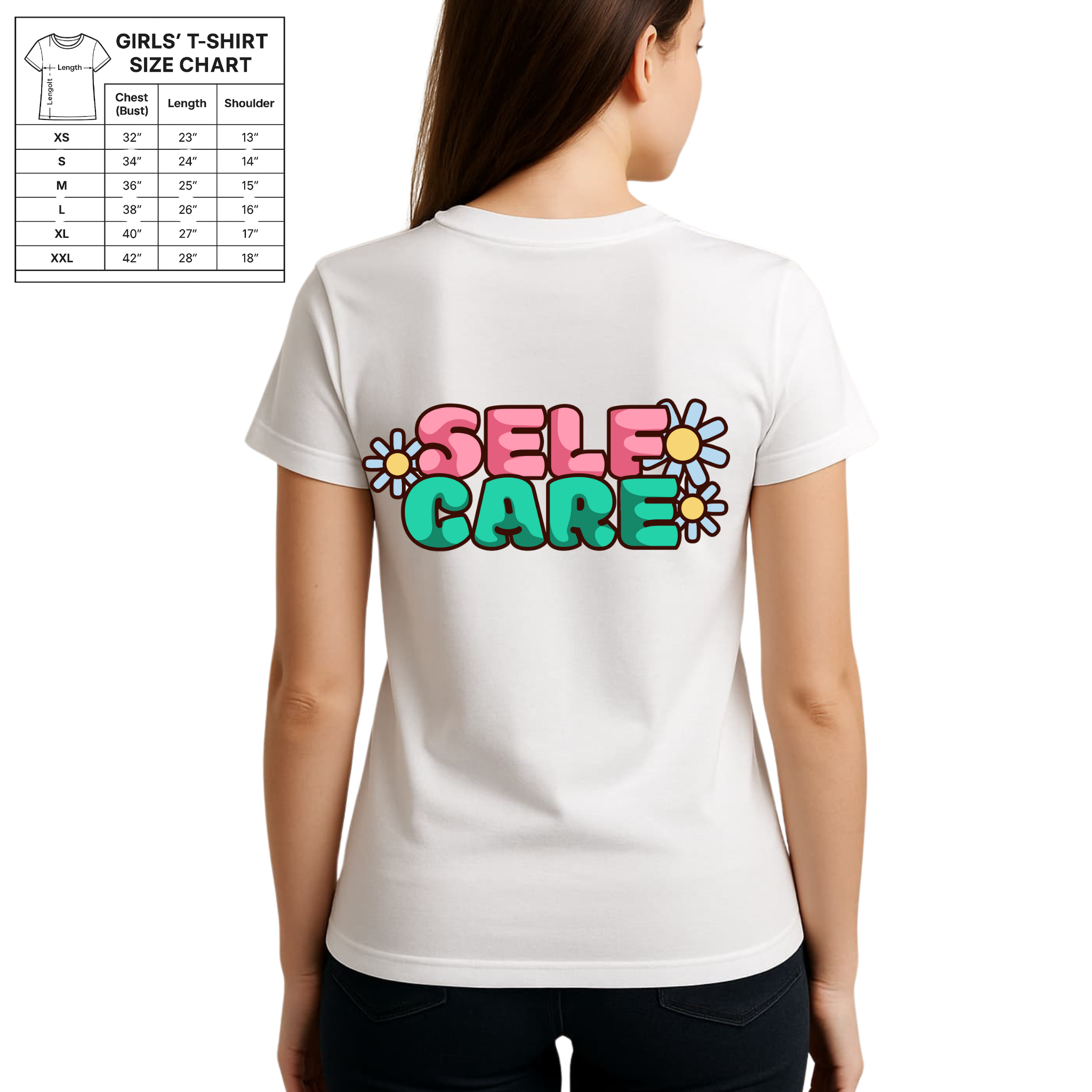 Simply Chic – Women's Minimalist Girl Tee White SimplyChic_Women_sMinimalistGirlTee_6