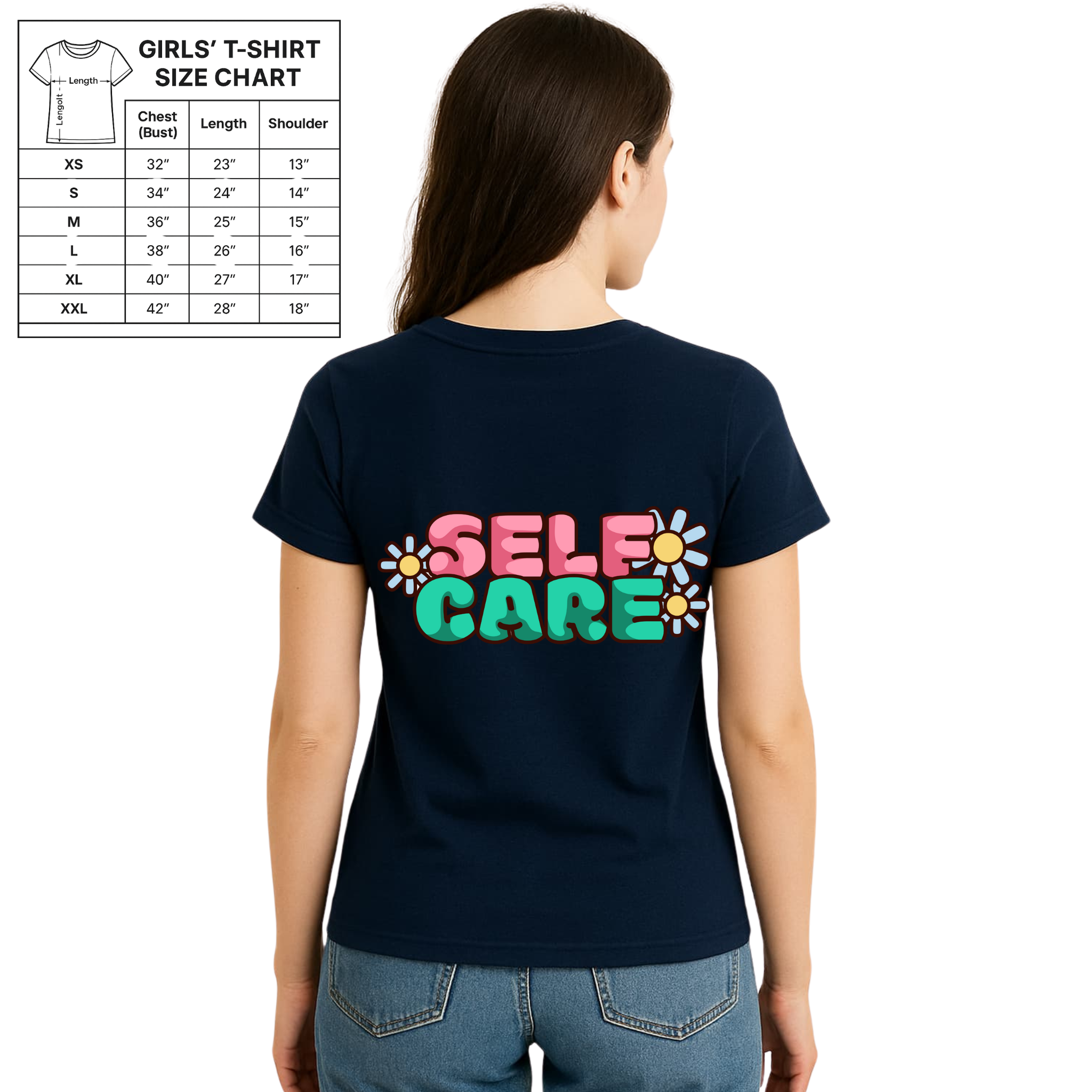 Simply Chic – Women's Minimalist Girl Tee Navi Blue SimplyChic_Women_sMinimalistGirlTee_8