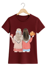Bestie Forever – Girls' Dual-Side Printed T-Shirt