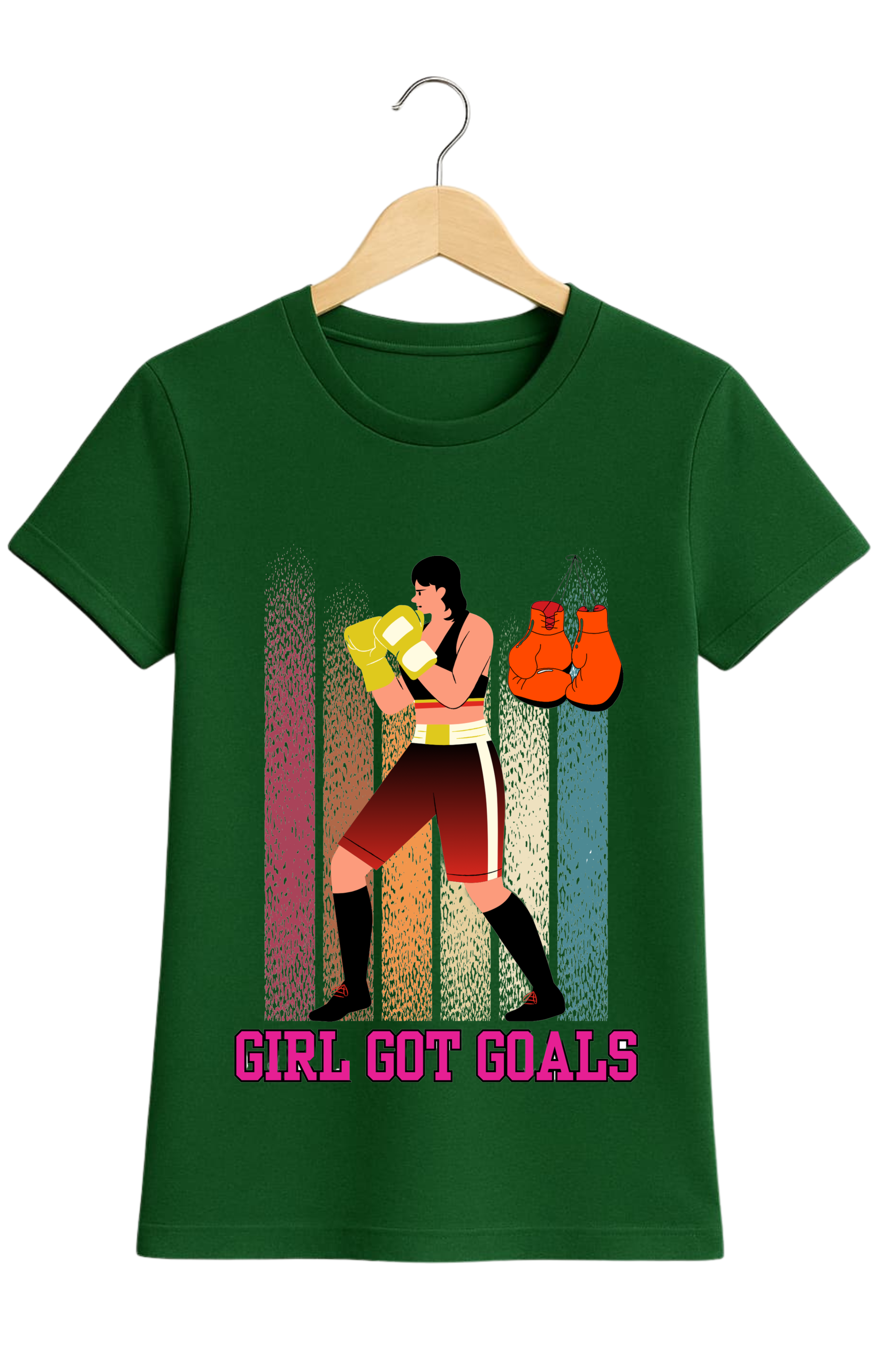 Boxer Girl T-shirt for Strong and Fearless Girls