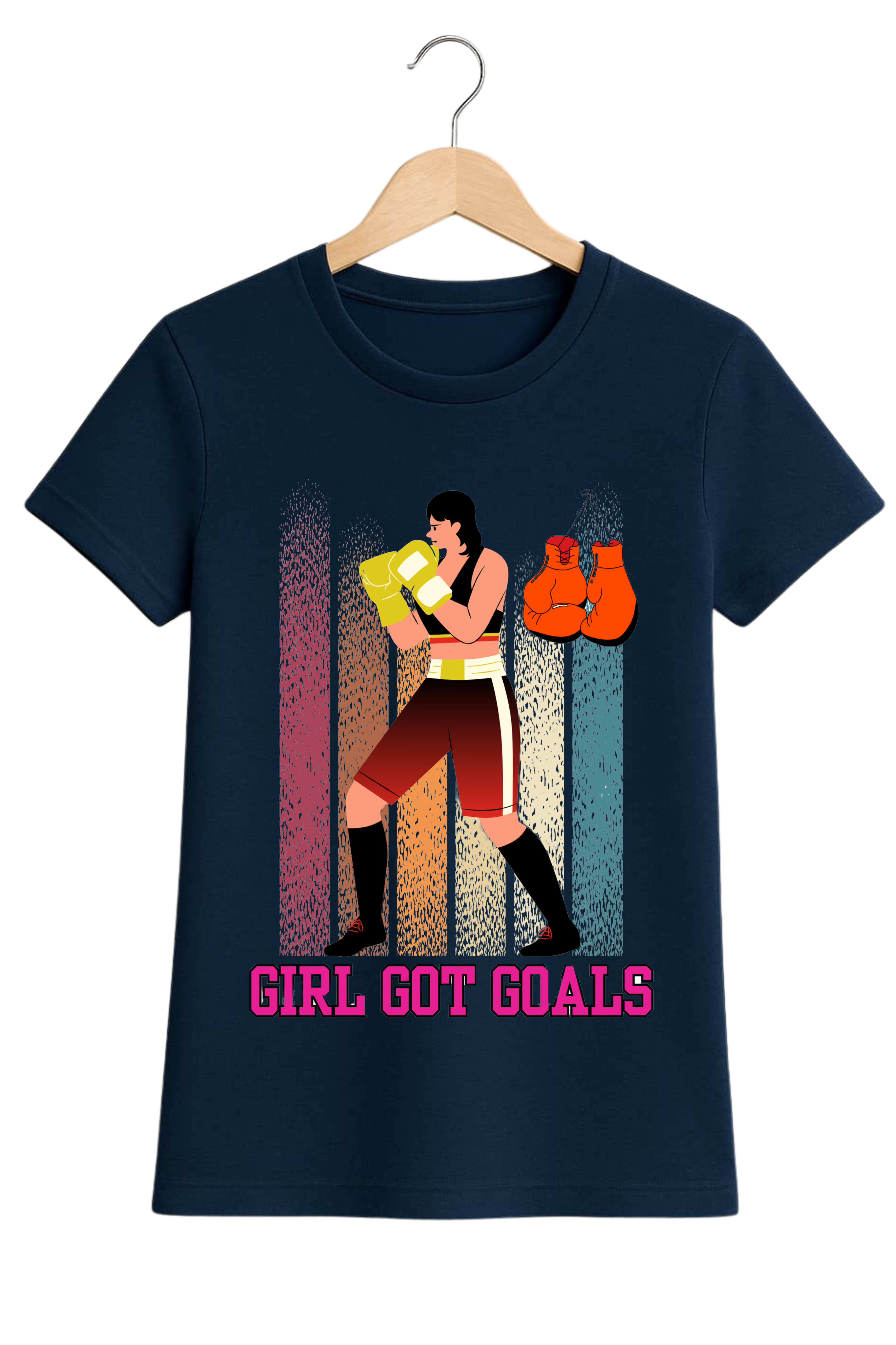 Boxer Girl T-shirt for Strong and Fearless Girls