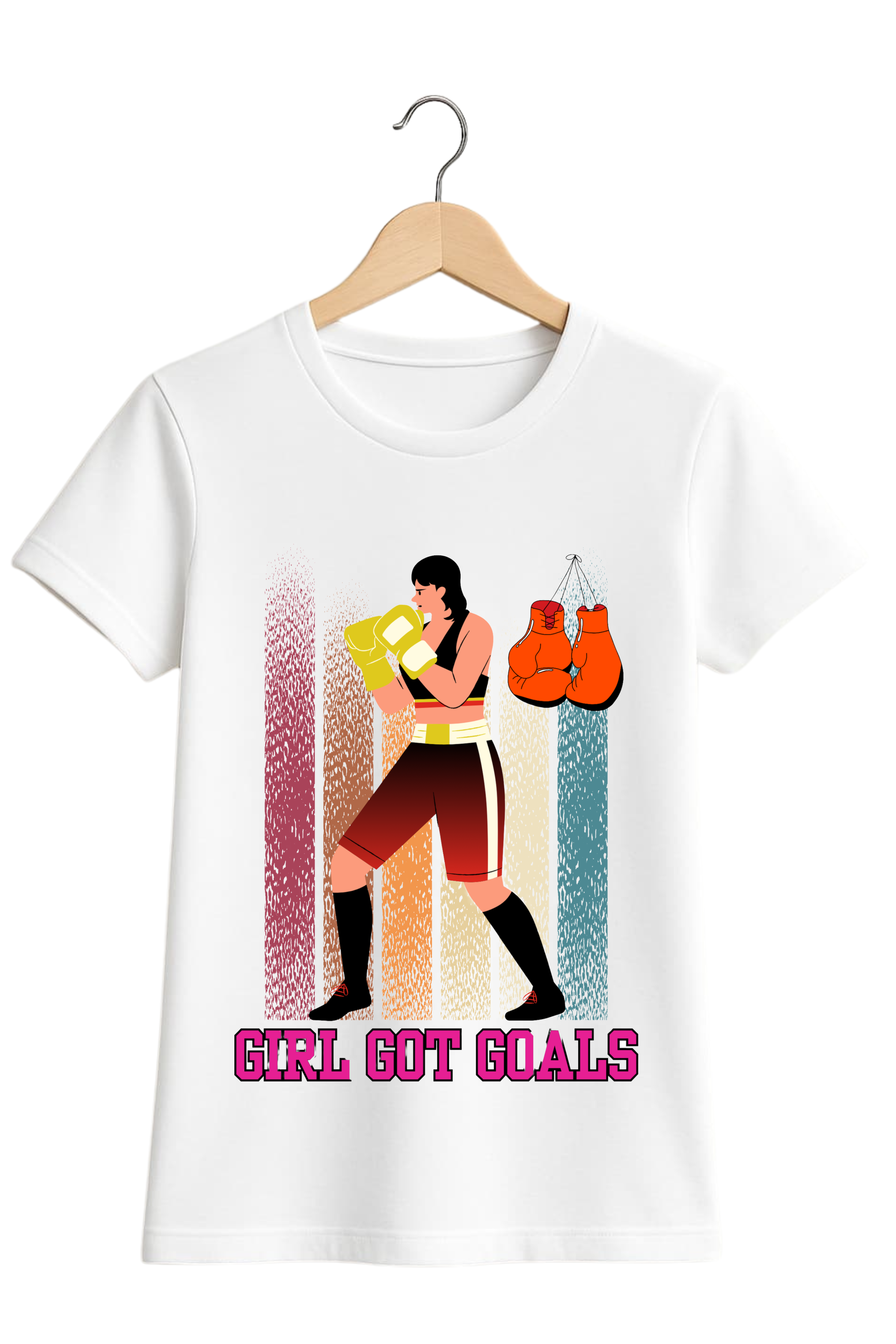 Boxer Girl T-shirt for Strong and Fearless Girls